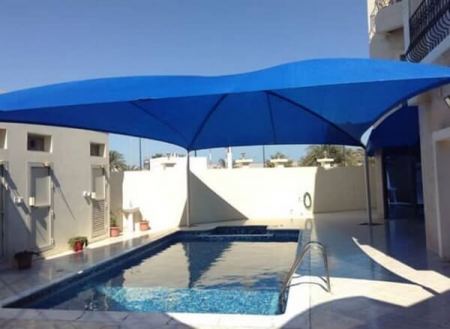 مظلات مسابح تغطية المسبح بالرياض