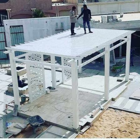 تركيب برجولات خشبية | برجولات حديد للحدائق والجلسات 0564406880