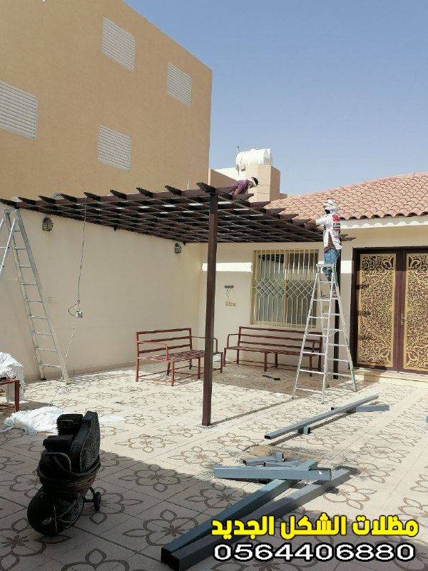 مظلات خشبيه 