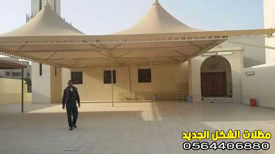  تركيب مظلات هرمية