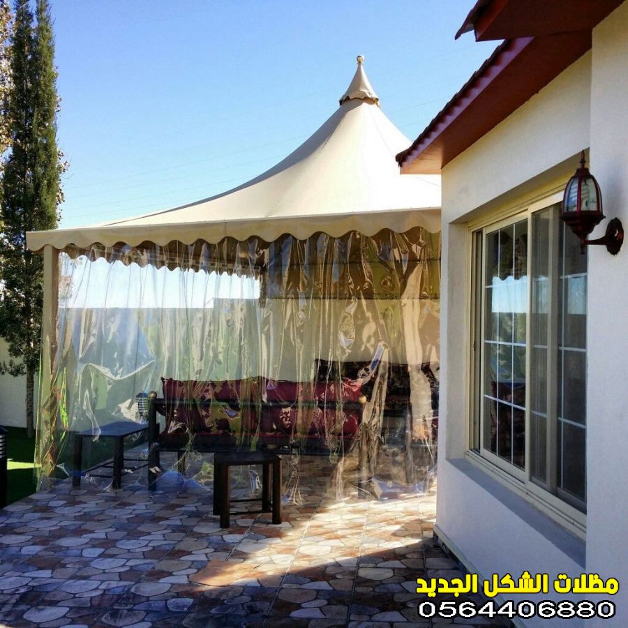  تركيب مظلات هرمية