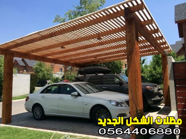 مظلات خشبيه 
